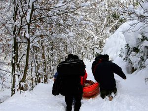 Rize'de hasta için seferberlik