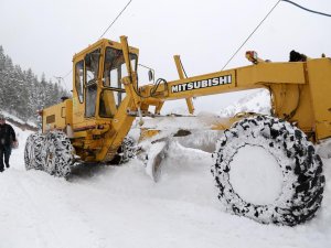 Gümüşhane karla savaşıyor