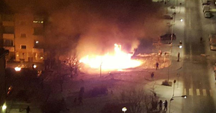 Stockholm banliyösünde patlama!