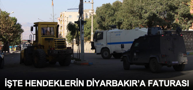 İşte Diyarbakır'ın hendek zararı...