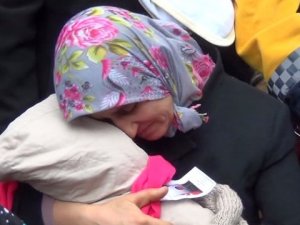 Şehit babasına böyle veda etti