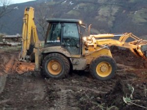 Şehidin evine ilk kepçe vuruldu