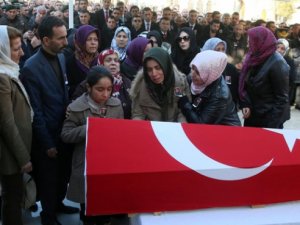 Erdoğan şehit cenazesinde