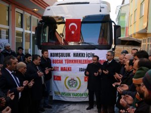 Gümüşhane'den Bayırbucak'a 50 ton un