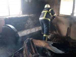 Lojman yangını korkuttu!