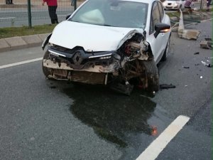 Trabzon'da kaza! 1 yaralı...