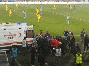Trabzonspor maçında şanssız anlar
