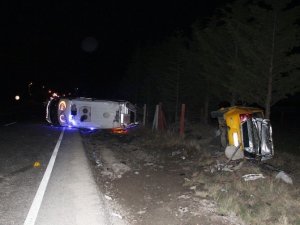 Ambulansla Taksi Çarpıştı; 1 Ölü, 4 Yaralı - Tekirdağ haber