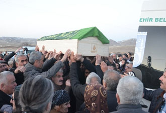 Terör kurbanına gözüyaşlı veda