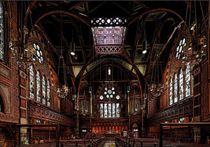 Kilise "Terörü lanetliyoruz" pankartı açtı