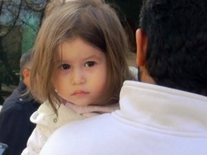 Şehidin kızının bakışları yürekleri dağladı