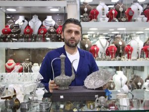 Trabzon'da Gümüş telkariler dikkat çekiyor