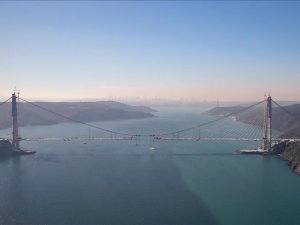 3. köprü inşaatında son 55 metre