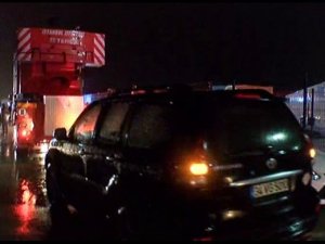 Araç Marmara Denizi’ne uçtu