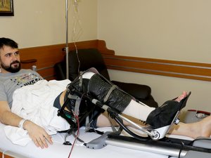 Onur'a geçmiş olsun ziyareti