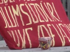 Bomba süsü verilmiş paket alarmı