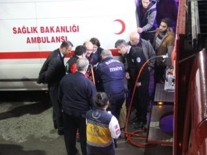 Kelepçeli oyun hastanede bitti