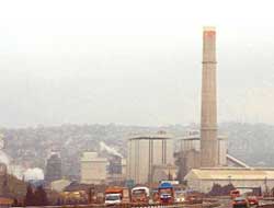 Beton fabrikasının temizleme havuzu patladı