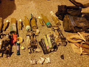 Mühimmat yüklü araç ele geçirildi