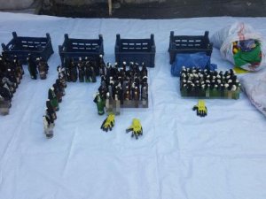 Harabe bina cephanelik çıktı