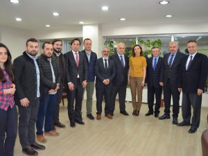 Rektör Baykal Mühendis odaları ziyaretlerini sürdürüyor