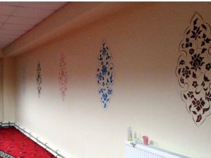 KTÜ İlahiyat Fakültesi kalem işi ile süslendi