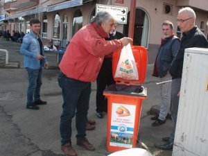 Trabzon'da bayat ekmekler hayvanlara yem olacak