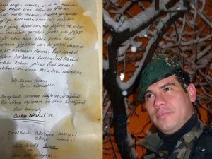 Şehidin cebinden çıkan not duygulandırdı