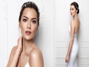 Fahriye gelinliği giydi!