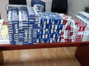 Trabzon'da, 4 bin 460 paket gümrük kaçağı sigara ele geçirildi.1 Nisan 2016