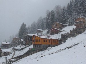 Rize’de Kış Geri Döndü