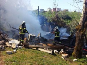 İki katlı ev kül oldu - Ordu Haberleri