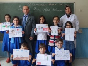 Trabzon'da öğrencilerden polis ve askerlere mektup