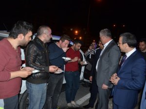 Of'ta pastalı trafik uygulaması