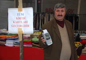 Pazar filesinde kredi kartı