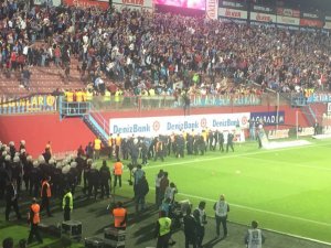 Trabzonspor Fenerbahçe karşılaşmasında olay