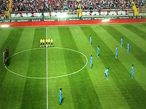 Trabzonspor'dan 2 dakikalık protesto