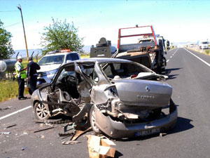 Hatalı sollama can aldı 1ölü 6 yaralı