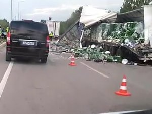 Samsun Ordu yolunu kapatan kaza