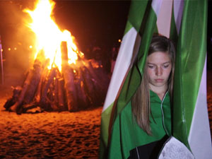 Çerkezler ataları için nöbet tuttu