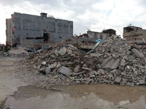 Teröristler yerle bir etti: Hayalet şehir