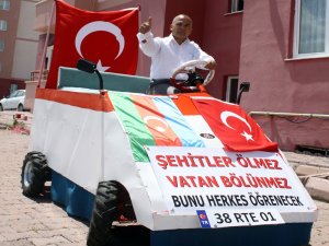 Türk mucit hava ile çalışan araç yaptı
