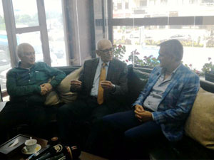 Şenol Güneş'ten Özkan Sümer'e ziyaret