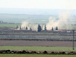 Suriye'den atılan top mermisi Hatay'a düştü