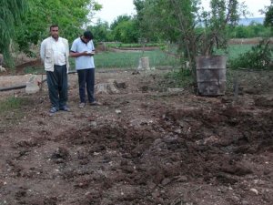 Suriye'den yine roket mermisi düştü