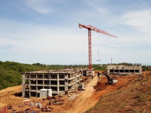 Trabzon'da cezaevi inşaatı sürüyor