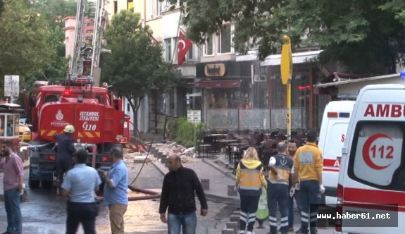 Apartmanda korkutan patlama