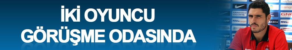 Trabzonspor'da Özer ve Sefa görüşme odasında