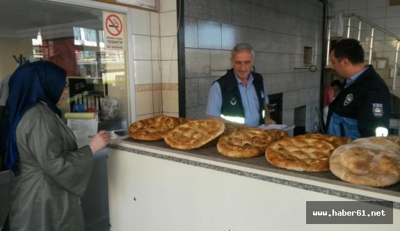 Of'ta fırınlar denetleniyor