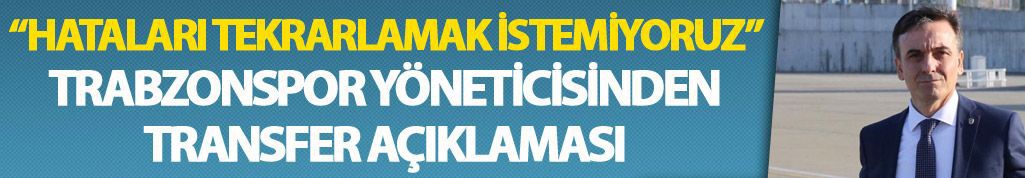 Egemen: "Hataları tekrarlamak istemiyoruz"